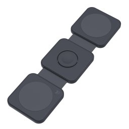 Incarcator wireless Dviced 3-in-1 DV230003, 15 W, Magnetic, Negru
