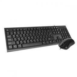 Tastatura OMEGA WIRED US KEYBOARD KIT + MOUSE OKM-09 USB BLACK