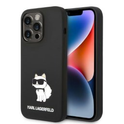 Husa Husă Karl Lagerfeld Glitter Karl Head pentru iPhone 14 Pro Max, Roz