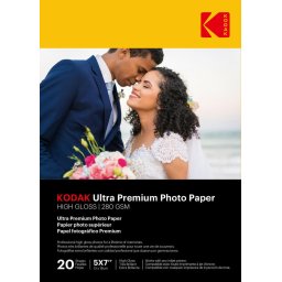 Hartie foto Kodak Ultra Prem Photo 280g 10.4 mil Glossy 5/7x20