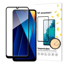 Full Glue Tempered Glass with Black Frame for Xiaomi POCO C65/Redmi 13C