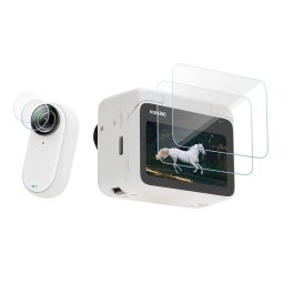 Sunnylife Sticlă protecție ecran și lentilă pentru Insta360 GO 3 / GO 3S, cod IST-BHM587
