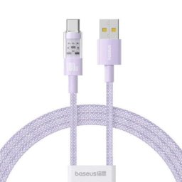 Gem, Fast Charging Data Cable pt. smartphone, USB la USB Type-C 100W, 1m, mov