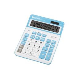 Calculator de birou 12 digiți, 206 x 155 x 35 mm, Eleven CDC120, alb/bleu