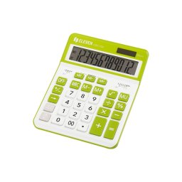 Calculator de birou 12 digiți, 206 x 155 x 35 mm, Eleven CDC120, alb/verde