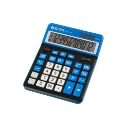 Calculator de birou 12 digiți, 206 x 155 x 35 mm, Eleven CDC120, negru/albastru