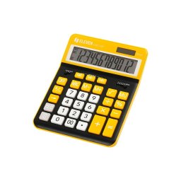 Calculator de birou 12 digiți, 206 x 155 x 35 mm, Eleven CDC120, negru/portocaliu
