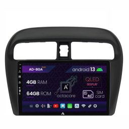 Navigatie Mitsubishi Space Star Mirage Attrage, Android 13, A-Octacore 4GB RAM + 64GB ROM, 9 Inch - AD-BGA9004+AD-BGRKIT267V3
