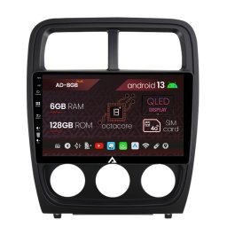 Navigatie Dodge Caliber (2010-2012), Android 13, B-Octacore 6GB RAM + 128GB ROM, 9 Inch - AD-BGB9006+AD-BGRKIT295V2