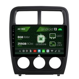 Navigatie Dodge Caliber (2010-2012), Android 13, Z-Octacore 8GB RAM + 256GB ROM, 9 Inch - AD-BGZ9008+AD-BGRKIT295V2