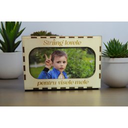 Pusculita personalizata cu poza, 15x10x8 cm