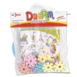 Set educational STEM de constructie cu discuri, 11 piese