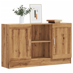 Servanta, stejar artizanal, 120x30,5x70 cm, lemn prelucrat GartenMobel Dekor