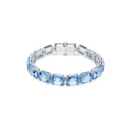 Swarovski Brățară 'Millenia' albastru deschis / argintiu
