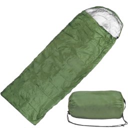 Sac de dormit, 0,95 kg, verde