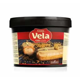 Crema tartinabila cu Caramel Auriu, Vela Gold Caramel, 6 Kg