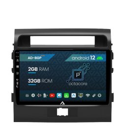 Navigatie Toyota Land Cruiser 200 (2007-2015), Android 12, P-Octacore 2GB RAM + 32GB ROM, 9 Inch - AD-BGP10002+AD-BGRKIT075