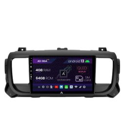 Navigatie Citroen Jumpy Peugeot Expert (2017-2021), Android 13, A-Octacore 4GB RAM + 64GB ROM, 9 Inch - AD-BGA9004+AD-BGRKIT348