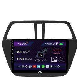 Navigatie Suzuki SX4 S-Cross (2014-2020), Android 13, A-Octacore 4GB RAM + 64GB ROM, 9 Inch - AD-BGA9004+AD-BGRKIT305