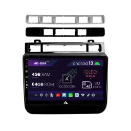 Navigatie Volkswagen Touareg (2010-2018), Android 13, A-Octacore 4GB RAM + 64GB ROM, 9 Inch - AD-BGA9004+AD-BGRKIT051