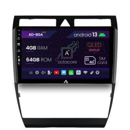 Navigatie Audi A6 (1999-2004), Android 13, A-Octacore 4GB RAM + 64GB ROM, 9 Inch - AD-BGA9004+AD-BGRKIT429