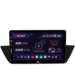 Navigatie BMW X1 (2009-2015), Android 13, A-Octacore 4GB RAM + 64GB ROM, 10.1 Inch - AD-BGA10004+AD-BGRKIT394