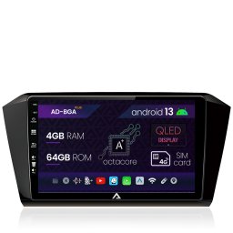 Navigatie Volkswagen Passat B8, Android 13, A-Octacore 4GB RAM + 64GB ROM, 10.1 INCH - AD-BGA10004+AD-BGRKIT037