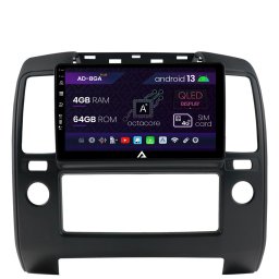Navigatie Nissan Navara, Android 13, A-Octacore 4GB RAM + 64GB ROM, 9 Inch - AD-BGA9004+AD-BGRKIT170