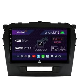 Navigatie Suzuki Vitara (2015+), Android 13, A-Octacore 4GB RAM + 64GB ROM, 9 Inch - AD-BGA9004+AD-BGRKIT299