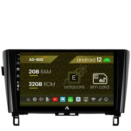 Navigatie Nissan Qashqai X-Trail (2013+), Android 12, E-Octacore 2GB RAM + 32GB ROM, 10.1 Inch - AD-BGE10002+AD-BGRKIT162