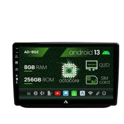 Navigatie Skoda Fabia (2007-2014), Android 13, Z-Octacore 8GB RAM + 256GB ROM, 10.1 Inch - AD-BGZ10008+AD-BGRKIT046