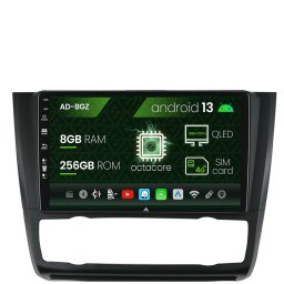 Navigatie BMW Seria 1 E87 (2007-2011), Clima Automata, Android 13, Z-Octacore 8GB RAM + 256GB ROM, 9 Inch - AD-BGZ9008+AD-BGRKIT399