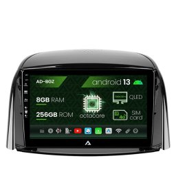 Navigatie Renault Koleos (2009-2016), Android 13, Z-Octacore 8GB RAM + 256GB ROM, 9 Inch - AD-BGZ9008+AD-BGRKIT365