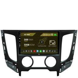 Navigatie Mitsubishi L200 (2014-2020), Android 12, E-Octacore 2GB RAM + 32GB ROM, 9 Inch - AD-BGE9002+AD-BGRKIT273
