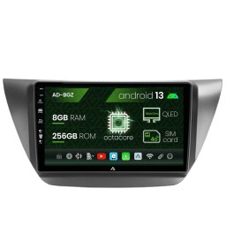 Navigatie Mitsubishi Lancer (2003-2007), Android 13, Z-Octacore 8GB RAM + 256GB ROM, 9 Inch - AD-BGZ9008+AD-BGRKIT282