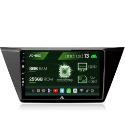 Navigatie Volkswagen Touran (2016+), Android 13, Z-Octacore 8GB RAM + 256GB ROM, 10.1 Inch - AD-BGE9008+AD-BGRKIT032