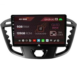 Navigatie Ford Transit Tourneo (2012-2020), Android 13, B-Octacore 6GB RAM + 128GB ROM, 9 Inch - AD-BGB9006+AD-BGRKIT123
