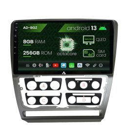 Navigatie Skoda Octavia 2, Android 13, Z-Octacore 8GB RAM + 256GB ROM, 10.1 Inch - AD-BGZ10008+AD-BGRKIT048