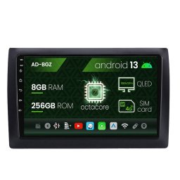 Navigatie Fiat Stilo, Android 13, Z-Octacore 8GB RAM + 256GB ROM, 9 Inch - AD-BGZ9008+AD-BGRKIT356V2