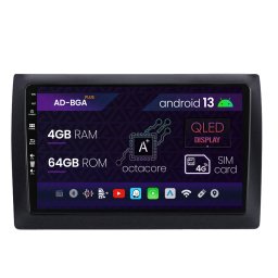 Navigatie Fiat Stilo, Android 13, A-Octacore 4GB RAM + 64GB ROM, 9 Inch - AD-BGASTILOAC