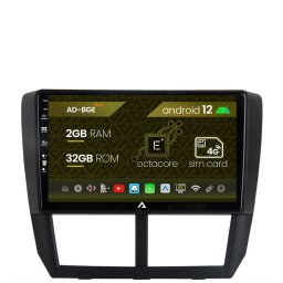 Navigatie Subaru Forester (2007-2013), Android 12, E-Octacore 2GB RAM + 32GB ROM, 9 Inch - AD-BGE9002+AD-BGRKIT333