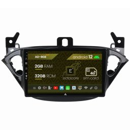 Navigatie Opel Corsa E (2013-2019), Android 12, E-Octacore 2GB RAM + 32GB ROM, 9 Inch - AD-BGE9002+AD-BGRKIT387