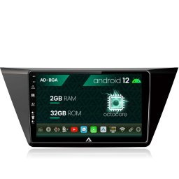 Navigatie Volkswagen Touran (2016+), Android 13, A-Octacore 2GB RAM + 32GB ROM, 10.1 Inch - AD-BGA10002+AD-BGRKIT032