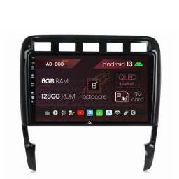 Navigatie Porsche Cayenne (2002-2010), Android 13, B-Octacore 6GB RAM + 128GB ROM, 9 Inch - AD-BGB9006+AD-BGRKIT057