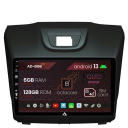 Navigatie Isuzu D-MAX (2015+), Android 13, B-Octacore 6GB RAM + 128GB ROM, 9 Inch - AD-BGB9006+AD-BGRKIT311