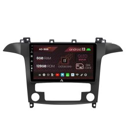 Navigatie Ford S-Max Galaxy (2006-2015), Android 13, B-Octacore 6GB RAM + 128GB ROM, 9 Inch - AD-BGB9006+AD-BGRKIT125