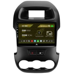 Navigatie Ford Ranger (2011-2015), Android 12, E-Octacore 2GB RAM + 32GB ROM, 9 Inch - AD-BGE9002+AD-BGRKIT135B
