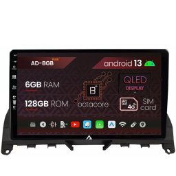 Navigatie Mercedes Benz C-Class W204 (2006-2012), Android 13, B-Octacore 6GB RAM + 128GB ROM, 9 Inch - AD-BGB9006+AD-BGRKIT419