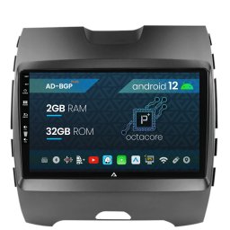 Navigatie Ford Edge (2016-2021), Android 12, P-Octacore 2GB RAM + 32GB ROM, 9 Inch - AD-BGP9002+AD-BGRKIT110