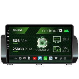 Navigatie Dacia Sandero (2021-Prezent), Android 13, Z-Octacore 8GB RAM + 256GB ROM, 10.1 Inch - AD-BGZ10008+AD-BGRKIT366V3